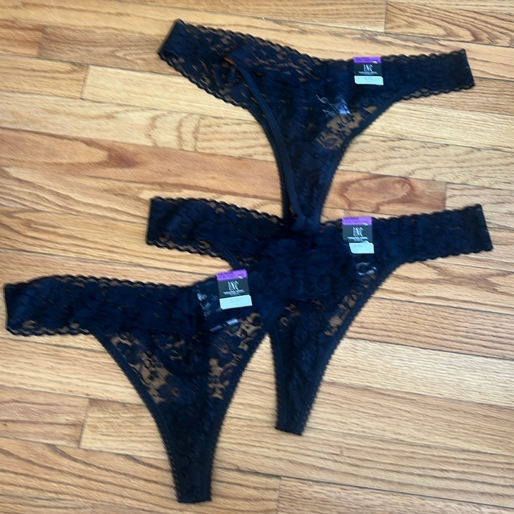 inc intimates black panty